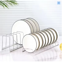 Kitchen Bowl Dish Organizer Stainless Steel